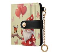 Yuiboo Portefeuille à deux volets pour femme, mini sac à main unique