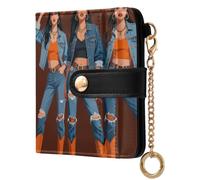 Yuiboo Portefeuille fin et pliable pour femme, mini sac à main unique