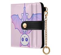 Yuiboo Portefeuille fin et pliable pour femme, mini sac à main unique