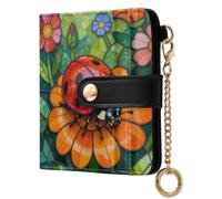 Yuiboo Portefeuille pliable classique pour femme, mini sac à main léger