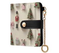 Yuiboo Portefeuille pliable pour femme, joli mini sac à main
