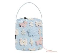 Yuiboo Simple Safaris Sac de voyage portable pour pelotes de fil Crochet Voyage