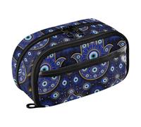 Yuiboo Trousse extensible avec main de Fatima - Motif mauvais œil - Pour adolescentes, garçons et filles