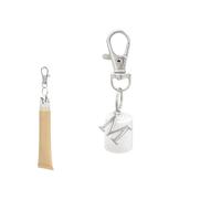 Yuibthr Capuchon porte-clés pour baume à lèvres 14,2 g/9,9 g, housse de rechange avec porte-clés, couvercle portable pour brillant à lèvres et support (M)