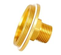 YUIHATF Bouchon de Filtre en Y Laiton, Filetage mâle pour climatisation Centrale/Plancher Chauffant/Tuyau d'eau diamètre extérieur 43/47/58mm vers 1/2", Tout cuivre(43mm to 1/2'')