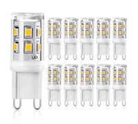 YUIIP Ampoule LED G9 2W - Équivalent 20W/25W Halogène, Blanc Neutre 4000K, 300LM, Angle 360°, CRI 85+, AC 220-240V, Non Dimmable, Économie d'Énergie, Facile à Installer, Lot de 10