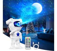 Yuinzin Astronaute Projecteur, Projecteur Ciel Etoile avec Bluetooth et 4 Bruits Blancs, 360° Rotation Magnétique, Télécommande Minuterie, Projecteur Galaxie Veilleuse adaptée aux adult et aux enfant