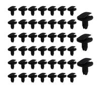 Yuio Lot de 50 Clips de Fixation Parechocs Compatible avec Citroen Peugeot Jumpy Berlingo C3 C4 C5 C6 clio2, 856553 1609267280 Fender Clips de Fixation Remplacement, Rivets en Plastique Attaches