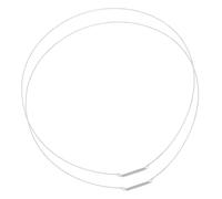 Yuiturt 2 Pièces Cerclage pour Joint de Machine à Laver, Cercle en Acier pour Hublot 35cm, Fixation de Joint en Caoutchouc, Compatible avec Samsung Machines à Laver, Résistant à la Rouille et Durable