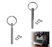 Yuiturt 2 Pièces Ovale Tournevis pour Nespresso, Clé Ovale avec 12 Anneaux en Caoutchouc, Outils de Réparation pour Machines à Café Compatible avec Nespresso, Jura, Krups, AEG