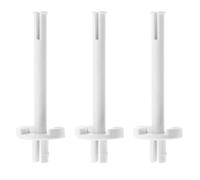 Yuiturt 3 Pièces Broches de Bobine pour Machine à Coudre, Compatible Toyota RS2000, Porte-Bobine Blanc en Plastique (6x2 cm) Accessoires Cadre de Navette, Pièces de Rechange pour Machines