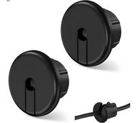 Yuiturt Lot de 2 traverses murales pour câble Ethernet, trous de câble pour meuble