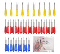 Yuiturt Lot de 40 lames de rechange pour Cricut Maker 3 / Cricut Explore 3 avec 10 lames à pointe fine de 30°, 20 lames standard à 45 °, 10 lames de pointe de 60 ° de profondeur
