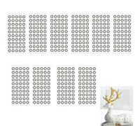 Yuiturt Lot de 500 points de référence réfléchissants Id 6 mm Od 10 mm - Points de numérisation 3D - Marqueurs de référence pour imprimante 3D - Marqueurs de point de référence pour un suivi optique