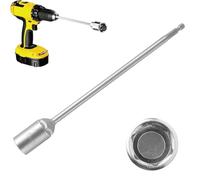 Yuiturt Manivelle de caravane pour visseuse sans fil - Rallonge de manivelle avec écrou de 19 mm - Supports de manivelle - Longueur : 250 mm - Embout 1/4" pour supports de manivelle pour caravane et