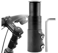 Yuiturt Rehausse Potence VTT Rallonge de Guidon Alliage d'Aluminium 28.6mm Extenseur Réglable Hauteur Potence Vélo Fourche Riser Adapter pour Vélo Route BMX