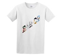 YUJIAN FLOSS *Bad Co Bad Company English Legend Casual Round Neck T Shirt White M