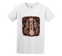 YUJIAN FLOSS Die So Fluid Not Everybody Gets Casual Round Neck T Shirt White 3XL