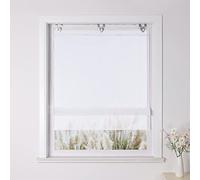 Yujiao Mao Store bateau à œillets - Kessy - Passepoil transparent - En voile - Blanc - l x H 120 x 130 cm