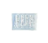 YUJIEBB Moule en silicone incurvé en forme de bouquet de tulipes pour décoration d'ongles Motif pétales de fleur de lys