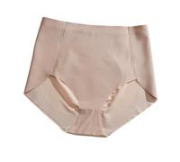 YUJIEBB Sous-vêtements taille haute sans couture pour femme Contrôle du ventre Culotte galbante en maille respirante Culotte de contrôle de l'abdomen, kaki, M