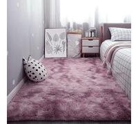 YUJINLIU Grand Tapis de Salon 110 x 310 cm Pelucheux Tapis Chambre Moderne Facile à Nettoyer for Living Room, Bedroom, Nursery, Rose Pourpre