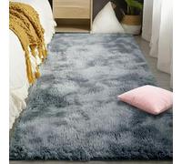 YUJINLIU Grand Tapis de Salon 110 x 320 cm Antidérapant Moquette Chambre Descente Moderne pour Salon, Chambre à Coucher, Couloir, Gris Clair