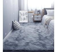 YUJINLIU Grand Tapis de Salon 130 x 320 cm Pelucheux Tapis Chambre Moderne Facile à Nettoyer for Living Room, Bedroom, Nursery, Gris Clair