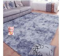 YUJINLIU Grand Tapis Salon 190 x 240 cm Intérieur Moelleux Épais Tapis Rectangulaire Doux Au Toucher Facile à Nettoyer pour Salon, Canapé Natte, Chambres d'enfant, Gris Clair