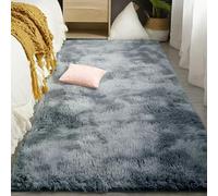 YUJINLIU Tapis Moelleux Chambre 130 x 280 cm Intérieur Moelleux Épais Grand Tapis pour Enfant Chambre Doux pour Décoration de Salon, à Coucher, d'enfant, Gris Clair
