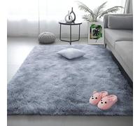 YUJINLIU Tapis Salon 290 x 580 cm Pelucheux Grand Tapis pour Enfant Chambre Lavable Antidérapant pour Décoration de Salon, Chambre à Coucher, d'enfant, Gris Clair