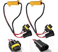 Yujtg-2 Pièces 50w 6ohm H8 H9 H11 Led Resistances De Charge, Résistance De Charge Phare Sans Erreur Canbus Décodeur Anti-Scintillement, Pour Phare Feux De Jour