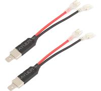 Yujtg-H1 Led Remplacement De Phare Mâle Prise Mâle Simple Convertisseur De Diode Câbles De Connexion Pour Les Phares Câbles D'ampoule Accessoires Matériau De Base: Fil De Cuivre Enduit D'argent