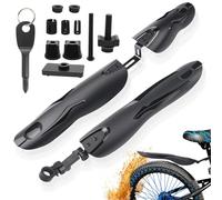 YUJUVI Garde Boue VTT Garde Boue de Vélo Universelle Garde de Boue VTT pour 24-29 Pouces Garde-Boue Avant & arrière de vélo de Montagne réglable,VTT Route Montagne (24-29 Pouces)