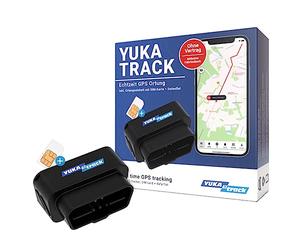 YUKAtrack Carnet de Bord électronique, Conforme aux autorités fiscales, fiche OBD2 avec Licence de 12 Mois avec Carte SIM et fichier de données, localisation GPS en Direct dans Toute l'europe, sans
