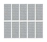 YUKERMARB 1000 Pièces Marqueur de Numérisation 3D, ID 6mm OD 10mm Haute Réflexion Forte Adhérence Points de Suivi Marqueurs de Points de Référence