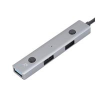 YUKERMARB AI Voice Hub, Voix en Texte pour PC Traduction Multilingue Type C vers USB2.0 Temps Réel avec 3 Ports USB pour Ordinateurs Portables, PC de Bureau, Tablettes, C