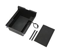 YUKERMARB Boîte de Rangement pour Console Centrale, Plateau de Rangement pour Console ABS avec Harnais d'extension USB, Installation Rapide, organisé, Accès Facile au Chargement pour Modèle Y 2021