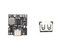 YUKERMARB Charge Discharge Integrated Module, USB A 5V 2.4A | Chargeur de batterie au lithium PCB, courant réglable 0,1-3,1 A, bouton de réveil externe, entrée 5-5,5 V, coupure 4,2-4,4 V