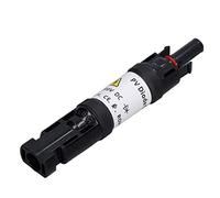 YUKERMARB Connecteur de Diode Solaire PV 1000V IP67, Câble étanche (30A) | Support de Diode PV, Construction PPO et Cuivre, étanchéité IP67 Anti-poussière, Ajustement de Câble de 2,5 à 6,0 mm²,