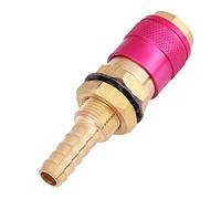 YUKERMARB Connecteur Rapide, Adaptateur de Connexion Rapide en Laiton, Bouchon de Soudage de Tuyau M8 pour Torche de Soudage MIG TIG, Installation Facile, Construction Durable, Connexion Efficace