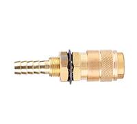 YUKERMARB Connecteur Rapide, Adaptateur de Connexion Rapide en Laiton, Bouchon de Soudage de Tuyau M8 pour Torche de Soudage MIG TIG, Installation Facile, Construction Durable, Connexion Efficace