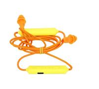 YUKERMARB Écouteurs Bluetooth pour Travail Industriel, Casque Anti-Bruit avec Bouchons d'oreille pour Sécurité au Travail, IPX5 Étanche, Autonomie de 20H, pour Industriel, (Yellow)