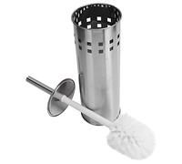 YUKERMARB Ensemble de Brosse de Toilette en Acier Inoxydable, Brosse de Toilette Murale, Conception sans Perçage, Outils de Nettoyage, Accessoires de Meubles, pour Salle de Bain