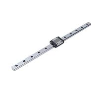 YUKERMARB Guide de Rail Linéaire Portant le Guide de Rail en Acier MGN12 12 Mm pour Machine CNC Résistance à la Corrosion Coulissante à Grande Vitesse Faible Perte de Puissance pour (300 millimètres)