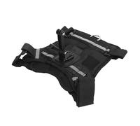 YUKERMARB Harnais pour Chien, avec Support pour Caméra d'action, Réglable pour Chiens de 8 à 35 Kg, Rembourrage Doux, Double Fixation (Dos et Poitrine), Compatible avec Les Caméras