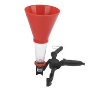 YUKERMARB Kit d'Entonnoir d'huile Moteur, Kit de Remplissage 'huile Moteur ABS 3 Pièces avec Connecteur Réglable, Entonnoir Antistatique Anti-corrosion de Grand Diamètre, Universel pour la (ORANGE)