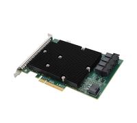 YUKERMARB LSI SAS 9300-16I Carte HBA Interne 16 Ports, Carte Contrôleur D'Extension 12Gb/s SAS PCIe 3.0 X8 avec Support pour 1024 Périphériques Non pour VM