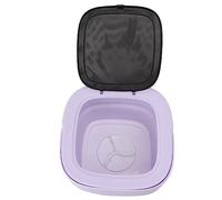 YUKERMARB Machine à Laver Pliante Petite, Portable Compacte à Double Cuve Essoreuse, capacité 5,9 Kg, Vidange par gravité pour Camping Dortoir Appartement Voyage (Prise UE)