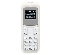YUKERMARB Mini Téléphone Cellulaire, Nano SIM, 2G Quad Band, Bluetooth | Corps en ABS, Casque Bluetooth, Crochet D'oreille, Batterie 350mAh, Réseaux GSM 2G, Secours de Voyage, Veille Mono SIM